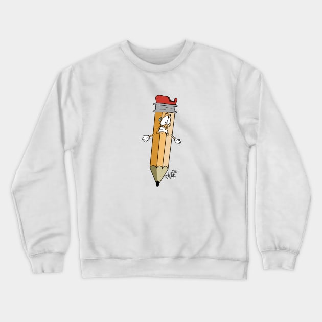 ALA afraid Crewneck Sweatshirt by pencilala